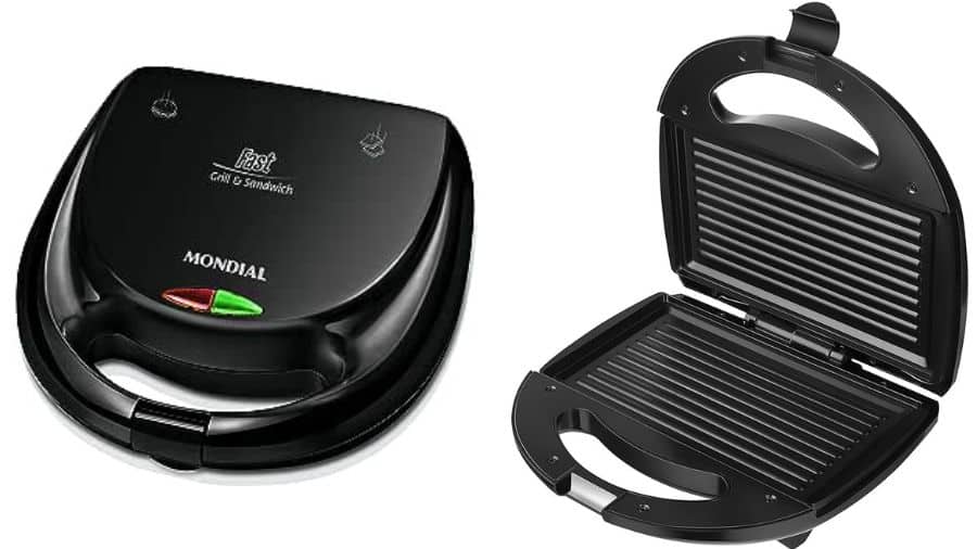 imagem da sanduicheira grill Mondial Fast Grill e Sandwich S-12