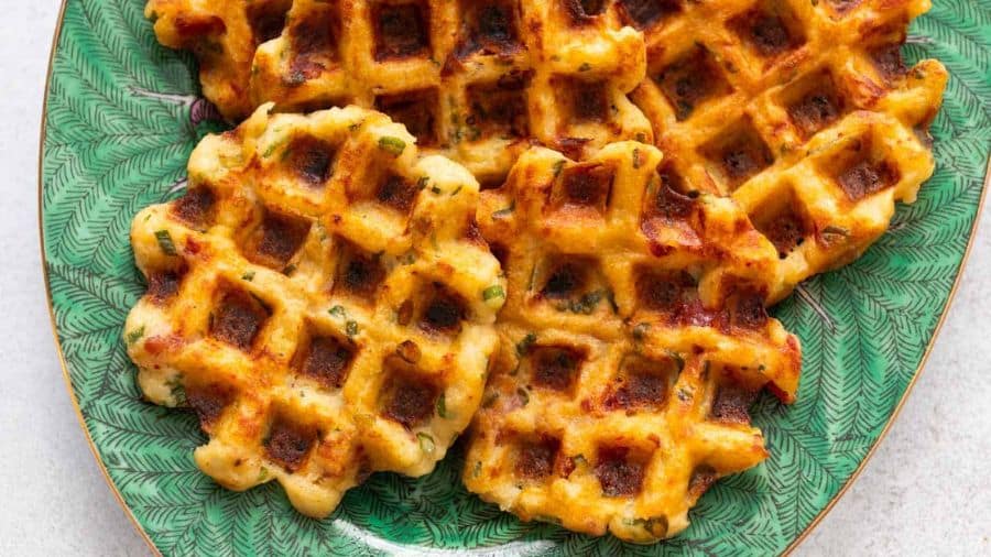 waffle de batata